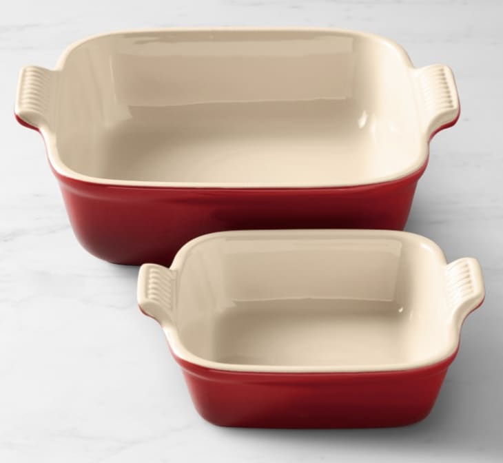 Le Creuset Heritage Stoneware Baker, Set of 2 at Williams Sonoma