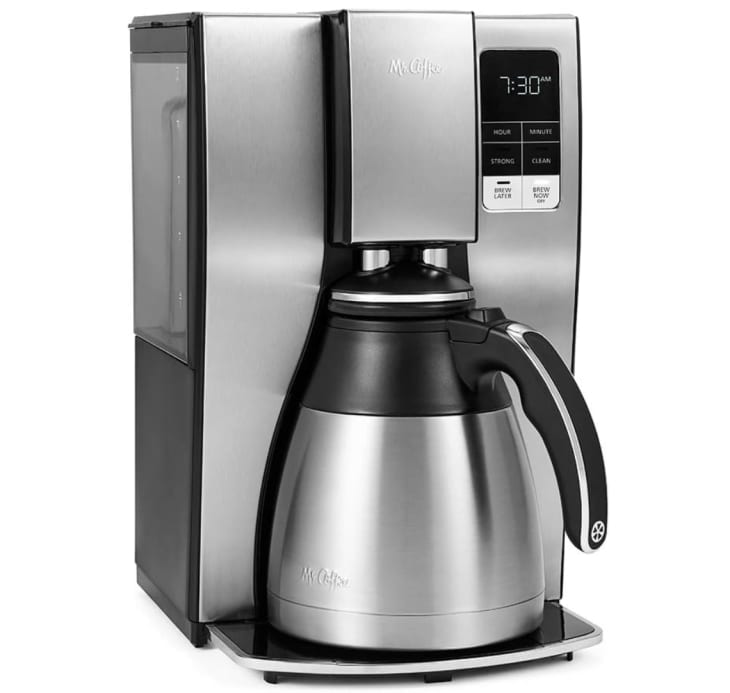 Mr. Coffee 10 Cup Thermal Programmable Coffeemaker, Stainless Steel at Amazon