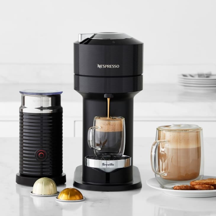 Nespresso Vertuo Next Premium Espresso Machine by Breville with Aeroccino at Williams Sonoma