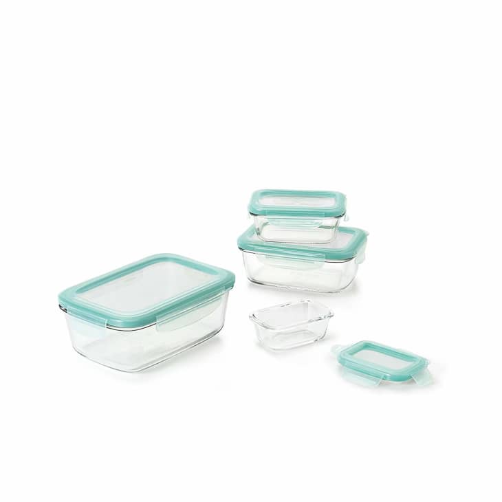 OXO Good Grips Smart Seal Leakproof Glass Food Storage Container Set at Amazon