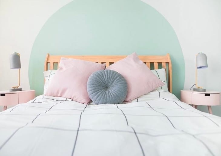 Pastel bedroom store