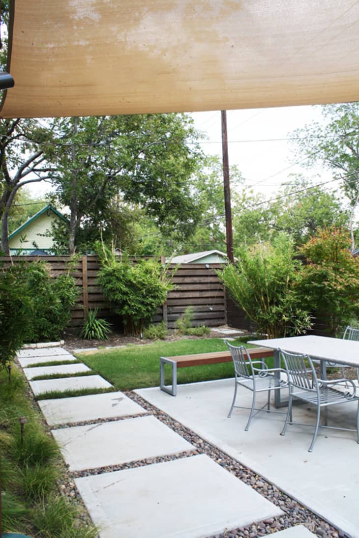 backyard paver patio designs on 13 Clever Ways To Use Pavers In Your Backyard Apartment Therapy