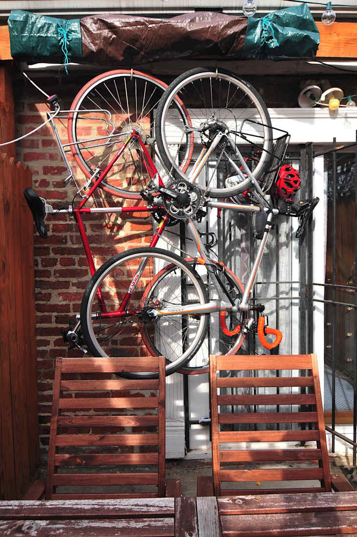 Wall Mount Bike Hanger - Steel Storage Hook For Apartments, Holds Up To 50lbs
