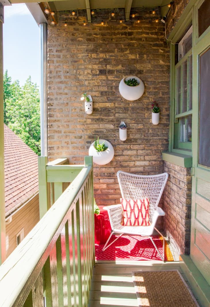 How To Decorate An Apartment Balcony For Fall - The House of Sequins