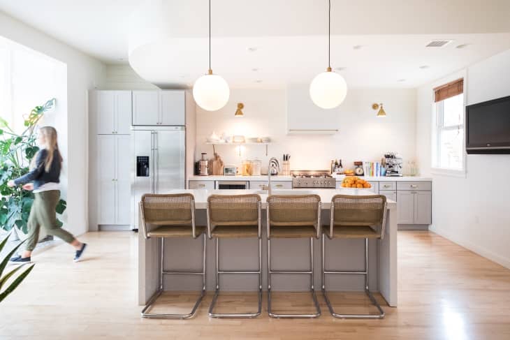 Waterfall Edge Countertop Examples in 6 Real Kitchens | Apartment Therapy