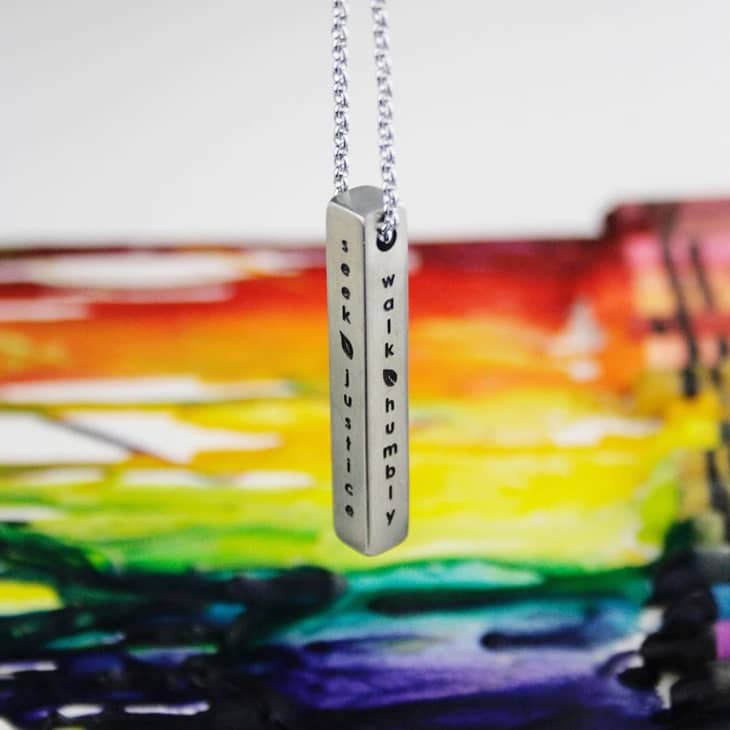 Product Image: Seek Justice Necklace from Made for Freedom