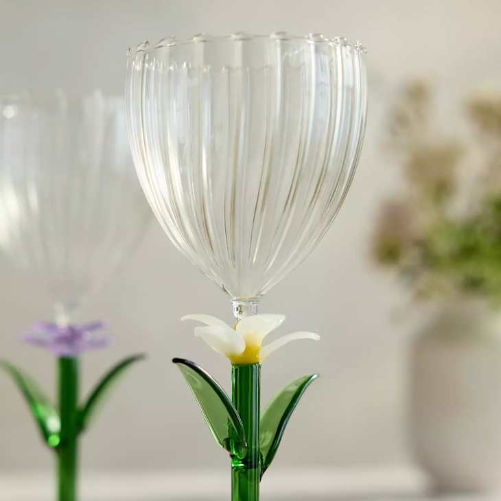 Terrain's New Floral Drinking Glasses Are Perfect for Spring