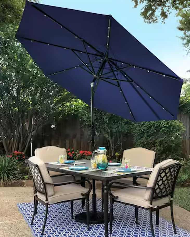 cantilever umbrella-patio hanging PURPLE LEAF Patio Cantilever Umbrella with Aluminum Offset Hanging for Pool  Garden Deck