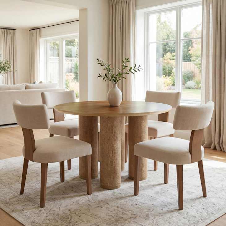 Dayalane Drift Round Dining Set Review Cozy NYC Apartment Makeover