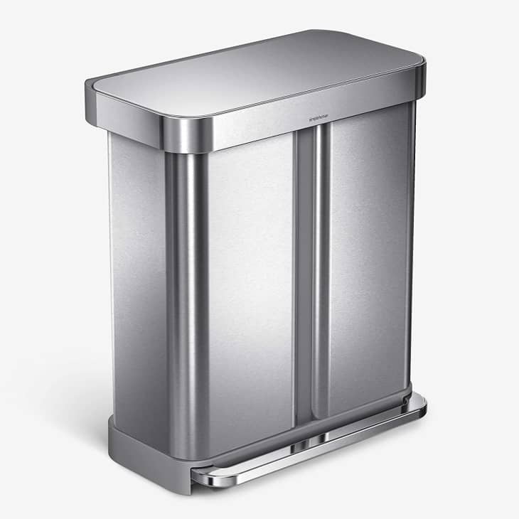 simplehuman Dual Compartment Trash Can Review The Kitchn