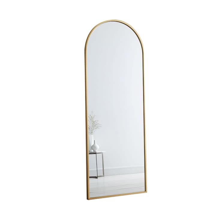 Product Image: Metal Frame Arched Floor Mirror