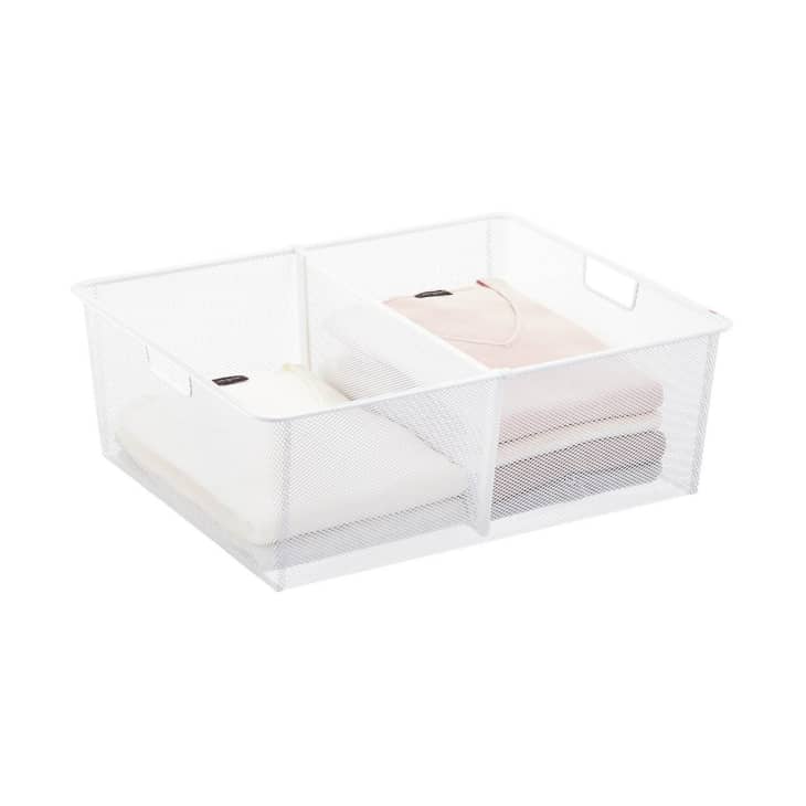 Elfa White Medium Mesh Drawer Dividers, Pack of 2 at The Container Store