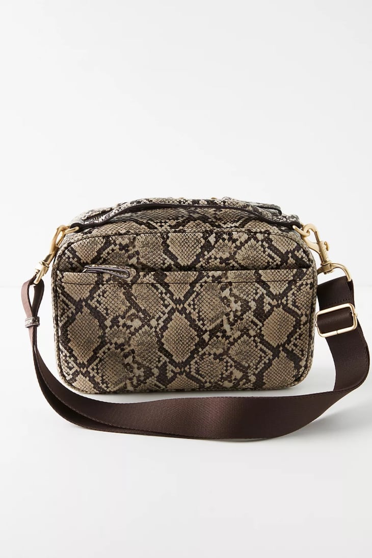 Product Image: Snake-Printed Diaper Clutch