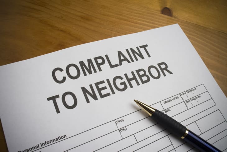 Neighbor Complaint form.