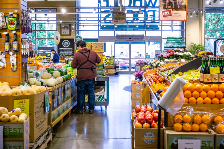 The fruits and vegetables section at Whole Foods, south San Francisco bay area