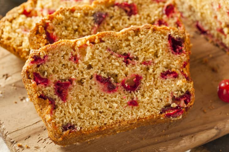 Homemade Delicious Cranberry orange Bread for the Holidays