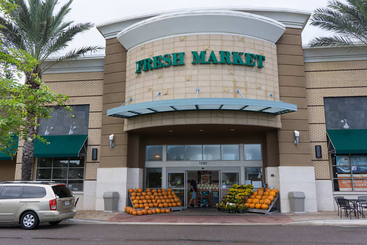 The Fresh Market grocery store in Jacksonville. The Fresh Market is a chain of gourmet supermarkets with 178 stores in 27 states.