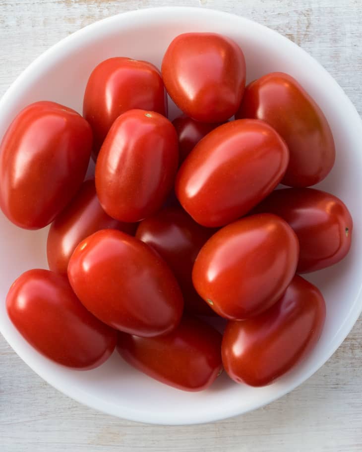 grape tomatoes in a bowl
