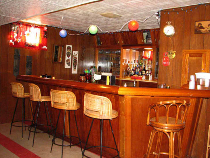 Home on sale basement bar