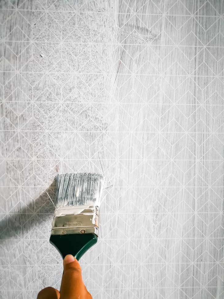 How to Paint Over Wallpaper Apartment Therapy