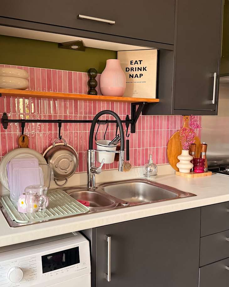Transforming a Sterile Kitchen into a Colorful, Happy Oasis on a Budget