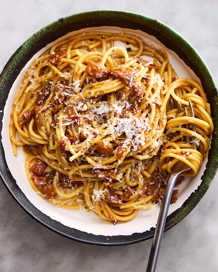 French Onion Carbonara Recipe | The Kitchn