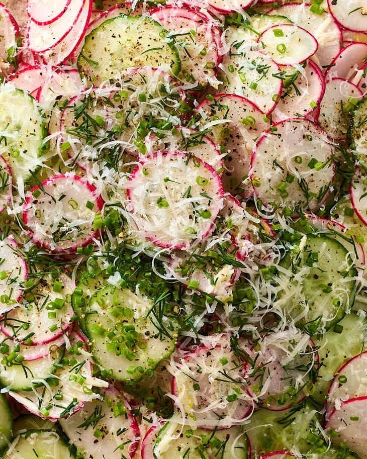 red radish salad dressing recipe Radish Salad with Lemon Vinaigrette