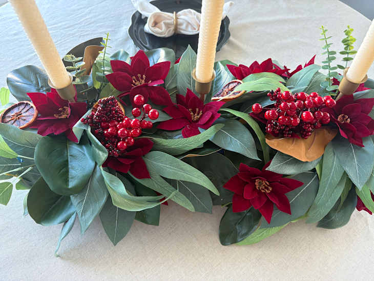 How to Make a DIY Holiday Centerpiece with a Pool Noodle | The Kitchn