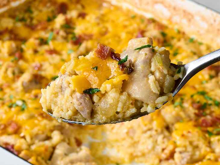 Chicken Bacon Ranch Rice Casserole Recipe | The Kitchn