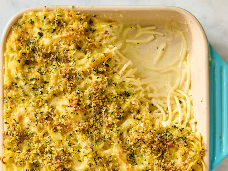 Caesar Baked Spaghetti Recipe | The Kitchn