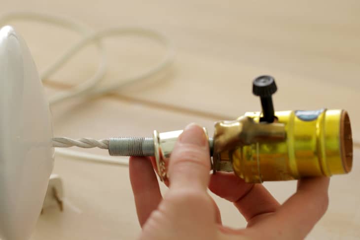 How To Rewire A Lamp Photos And Video Apartment Therapy