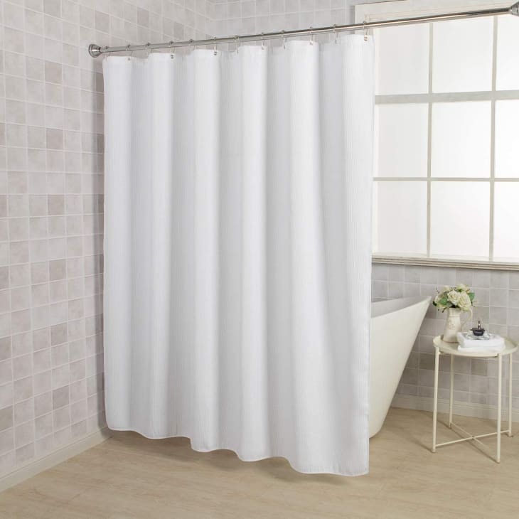 Best Cheap Shower Curtain on Amazon AmazerBath Waffle Shower Curtain