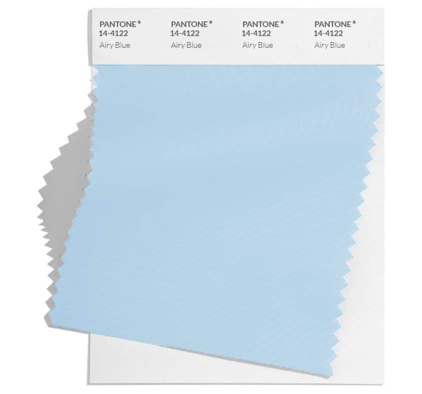 Pantone Released Its Color Trend Report For Spring Summer 2023   PANTONE 14 4122 TCX Airy Blue