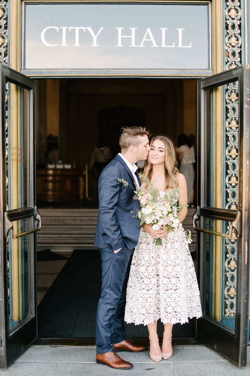 courthouse wedding dress