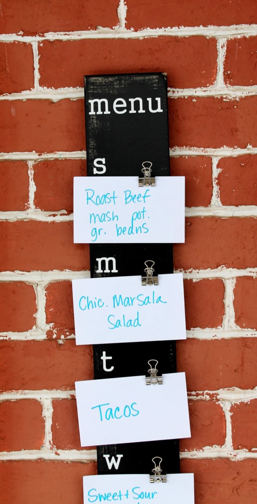 Menu Board Ideas So Your Family Knows What's For Dinner