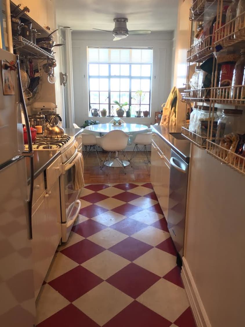 A Gorgeous, Art Deco-Inspired New York Kitchen Remodel | Apartment Therapy, image size:845x1126