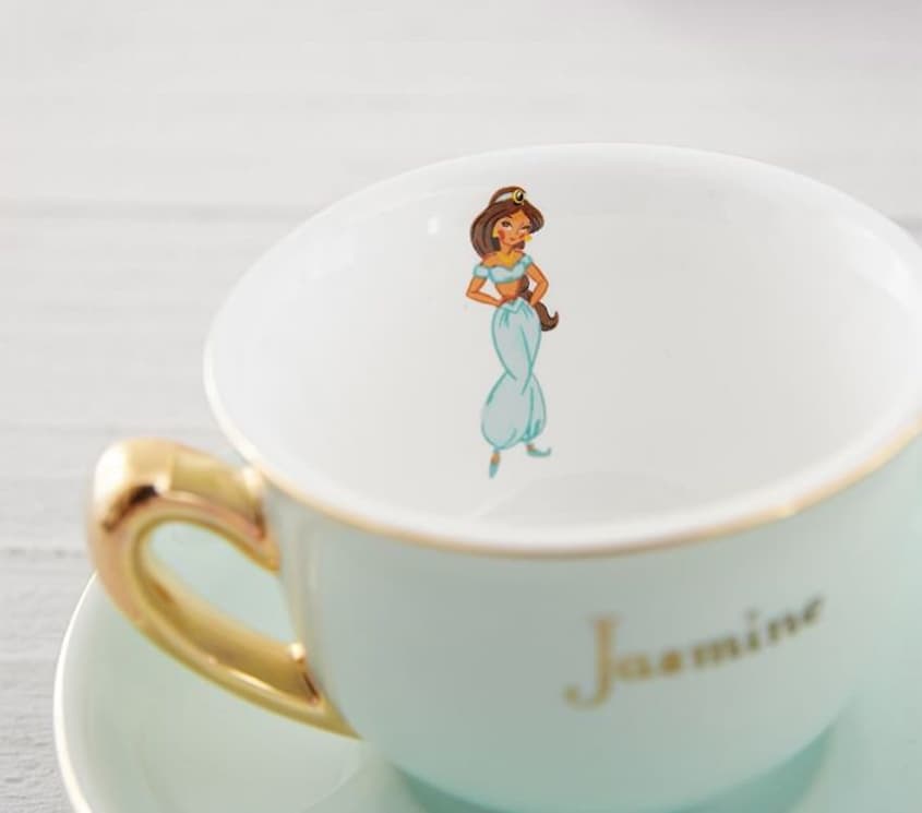 Elegant New Disney Princess Tea Cups and Saucers Collection
