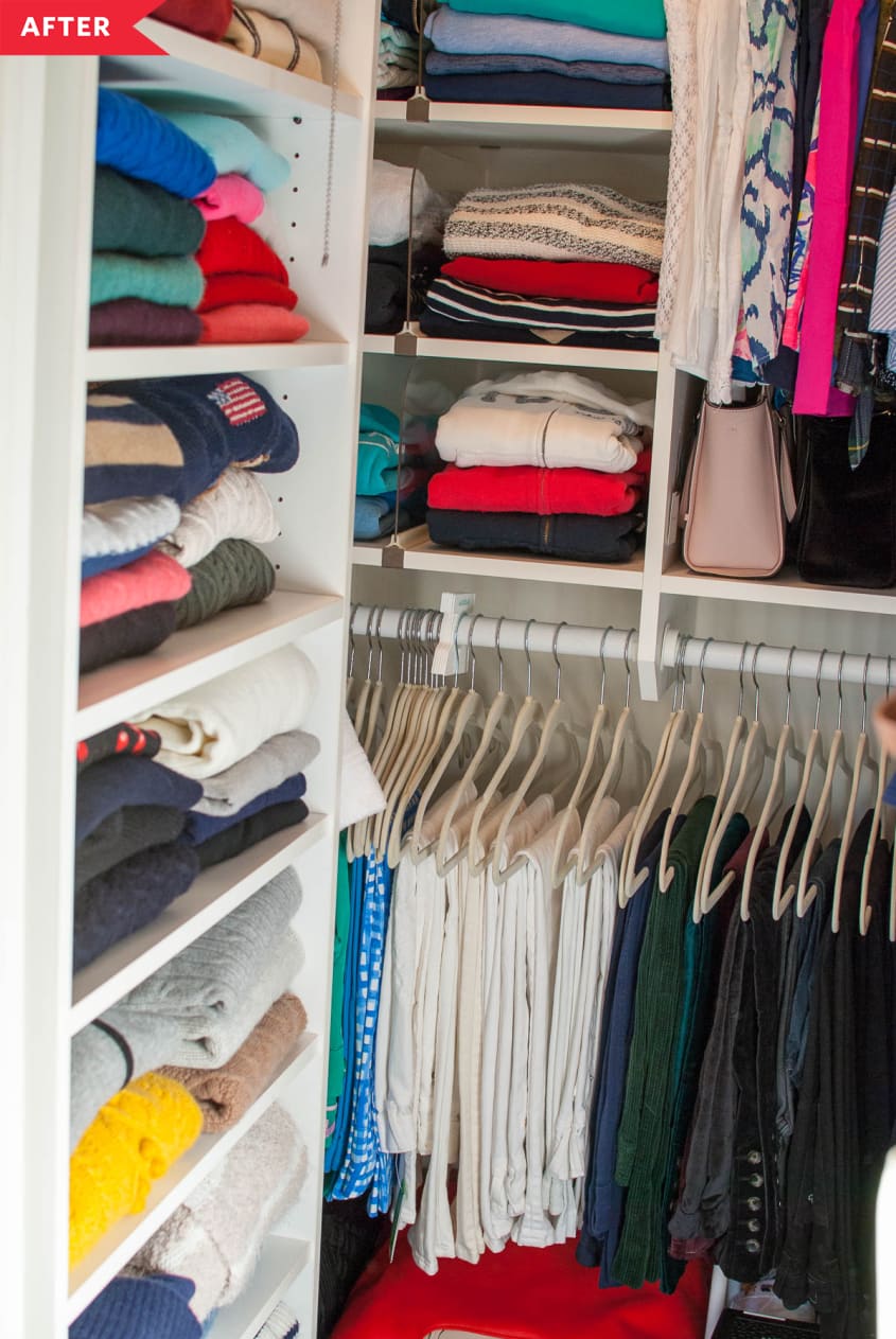 I Use These Neon Hangers to Marie Kondo My Closet