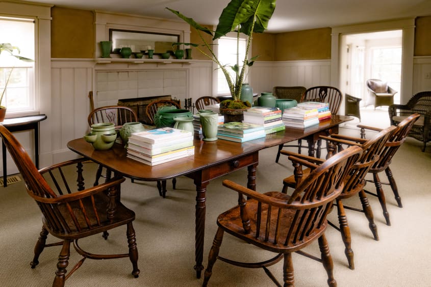 Martha Stewart's Thanksgiving at her farmhouse: dining room