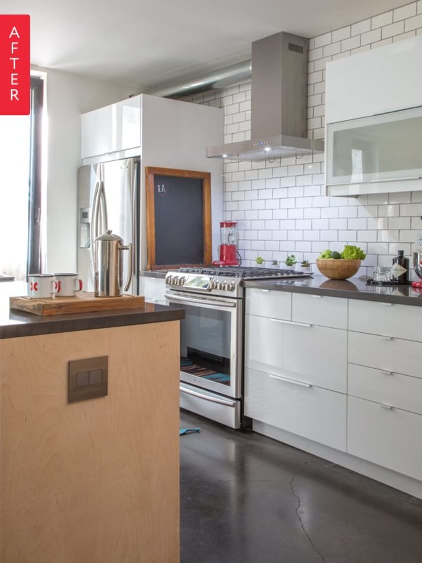 Before & After: Amy & Corey’s All White New Kitchen | Apartment Therapy