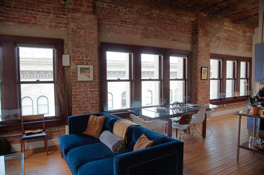 Michael’s Modern” Rowan Building Loft Apartment Therapy