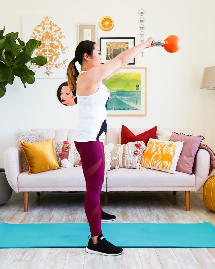 How to Do a Kettlebell Swing at Home, or Anywhere Apartment Therapy
