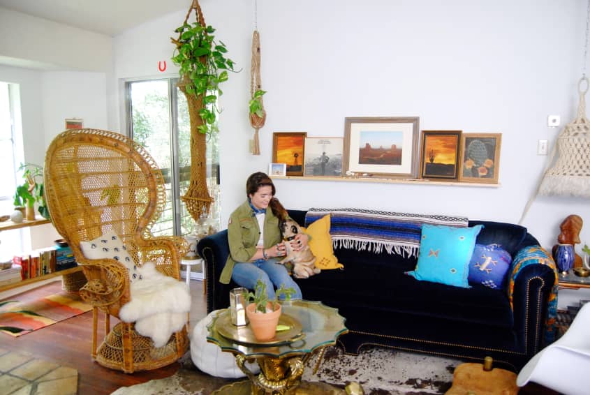 House Tour A Southwestern Shabby Chic Austin Apartment Apartment Therapy