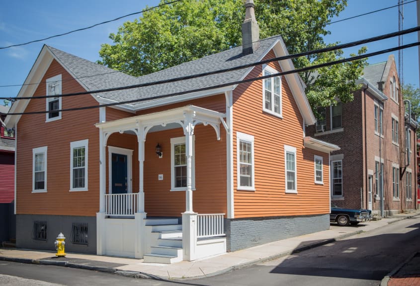 House Tour Color and Pattern in a Rhode Island House Apartment Therapy