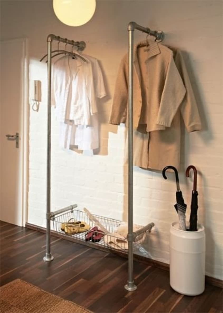 10 Stylish DIY Clothing Racks Apartment Therapy