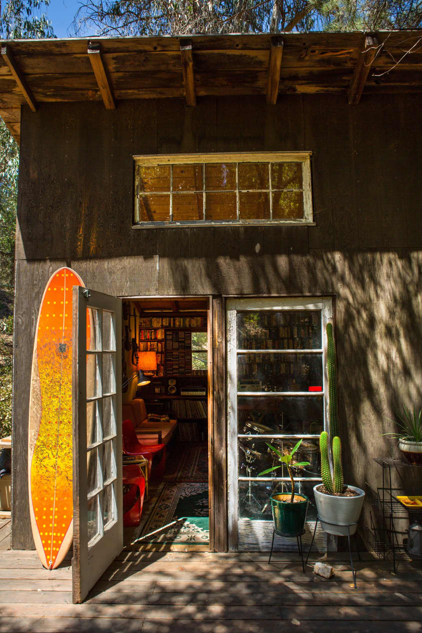 Kristin & Derek’s Musical Laurel Canyon Lodge | Apartment Therapy