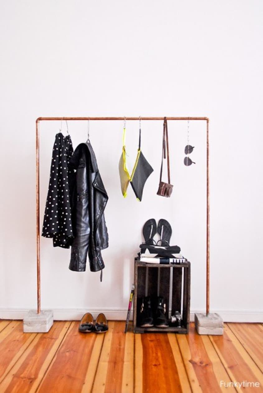 10 Stylish DIY Clothing Racks Apartment Therapy