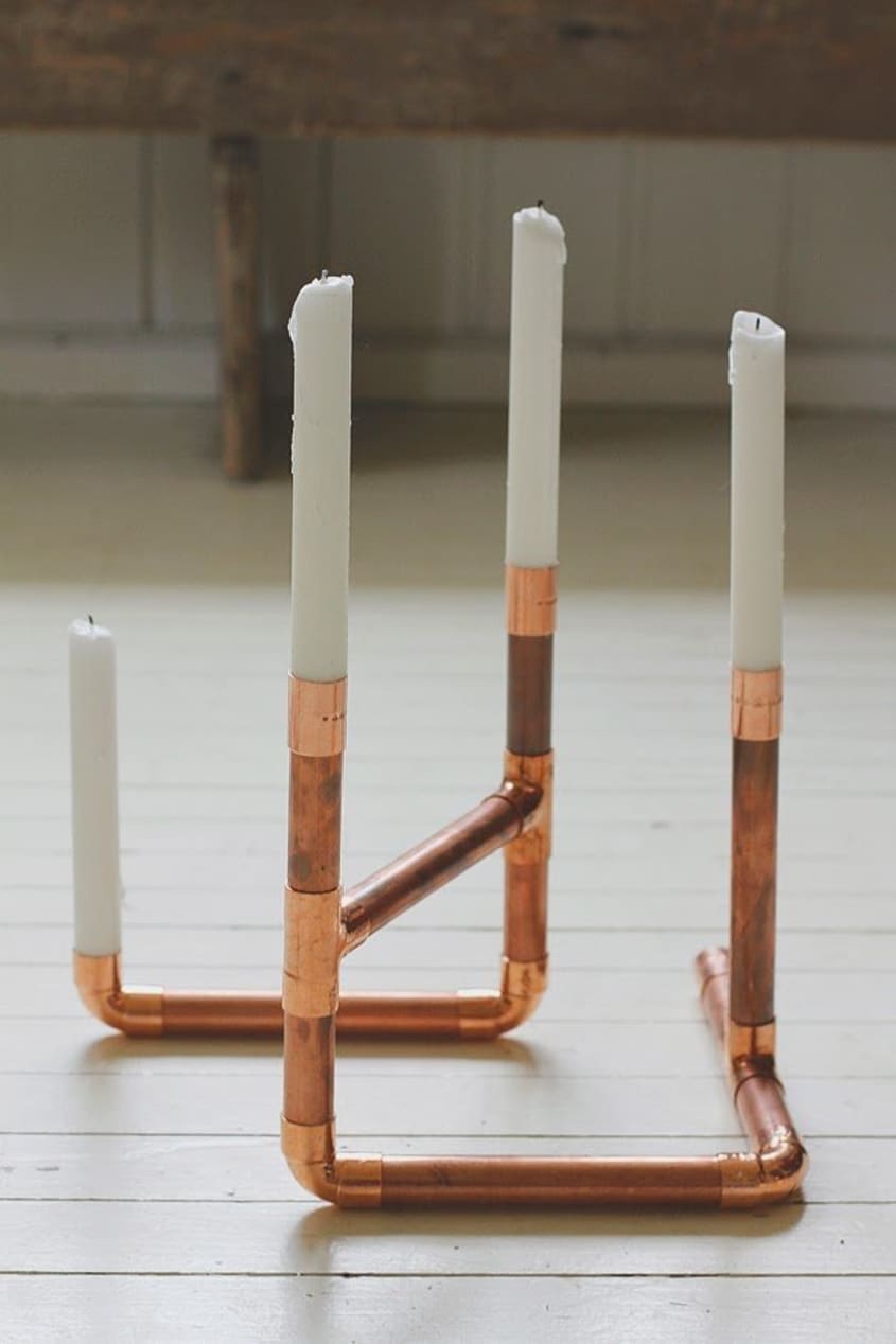 10 More DIY Projects for Copper Pipe and Fittings Apartment Therapy