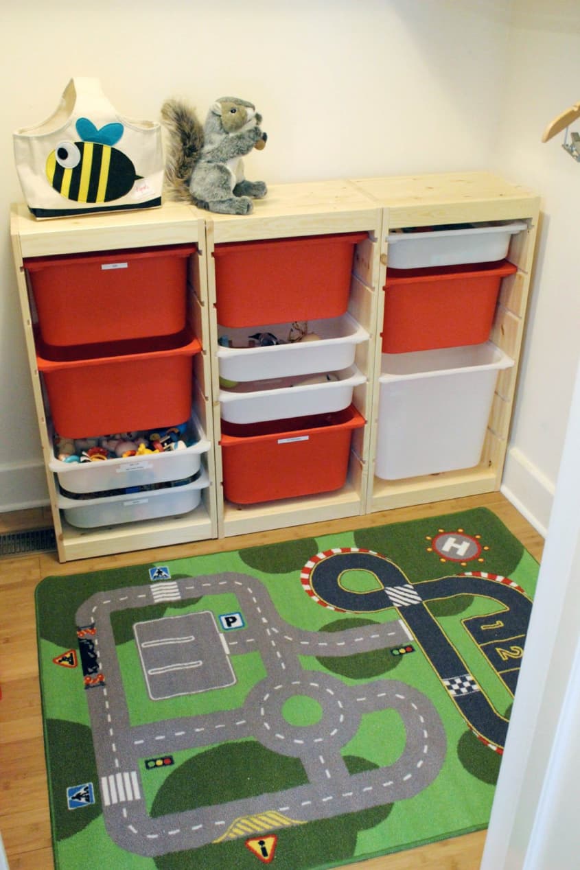Before & After Chaos Cupboard to Boy Cave Apartment Therapy