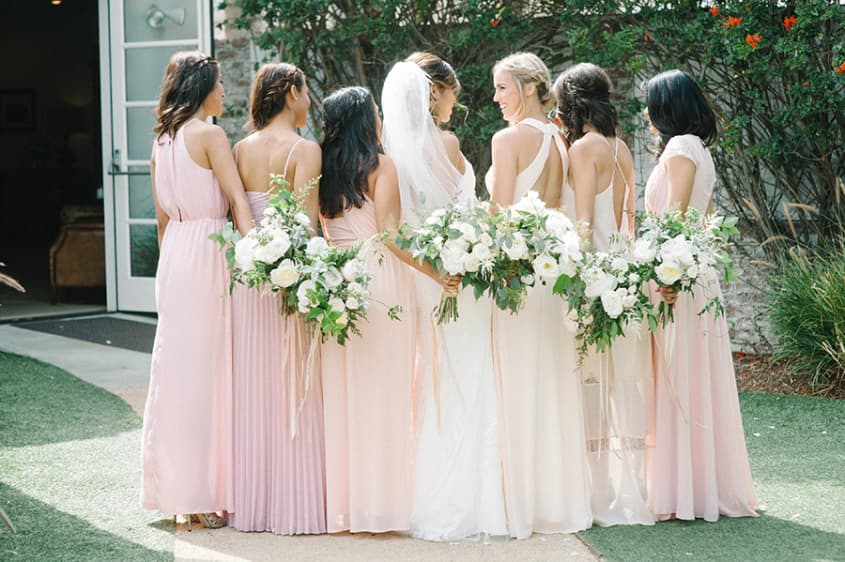 A Romantic California Garden Wedding Dripping With Flowers | Apartment ...